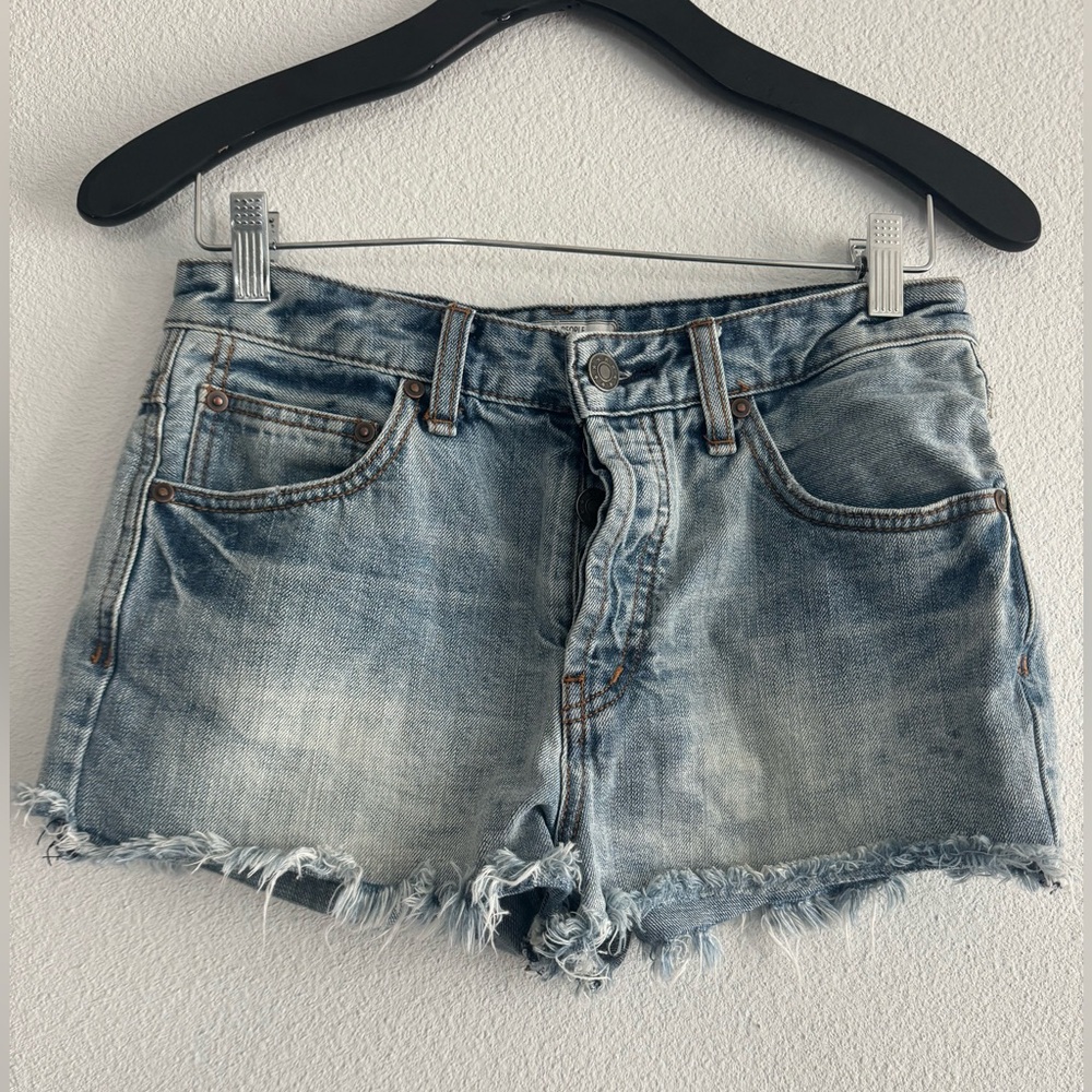 Free People Jean Shorts